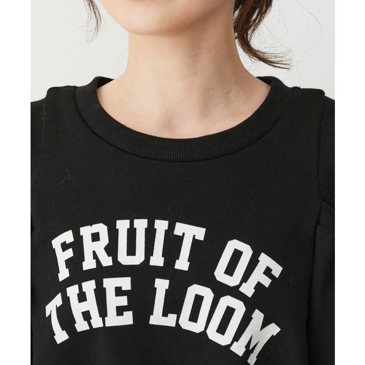 【FRUIT OF THE LOOM別注】オープンショルダースウェット | VIS  | 詳細画像16 