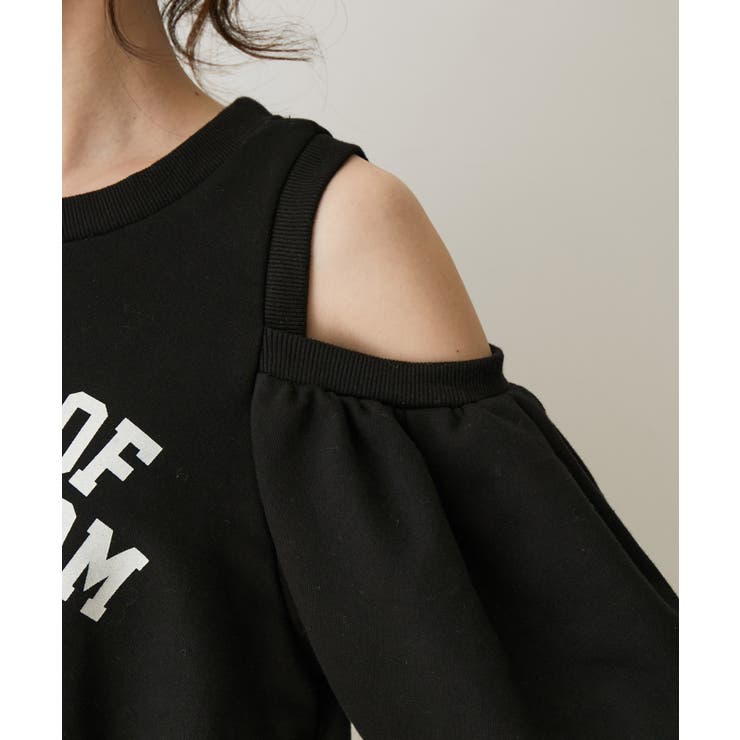 【FRUIT OF THE LOOM別注】オープンショルダースウェット | VIS  | 詳細画像17 