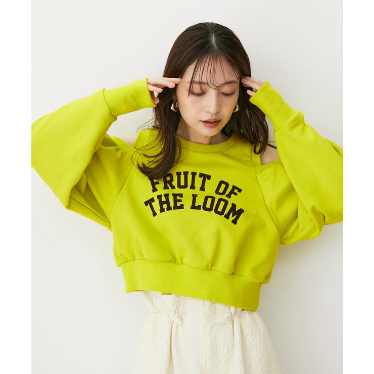 【FRUIT OF THE LOOM別注】オープンショルダースウェット | VIS  | 詳細画像3 