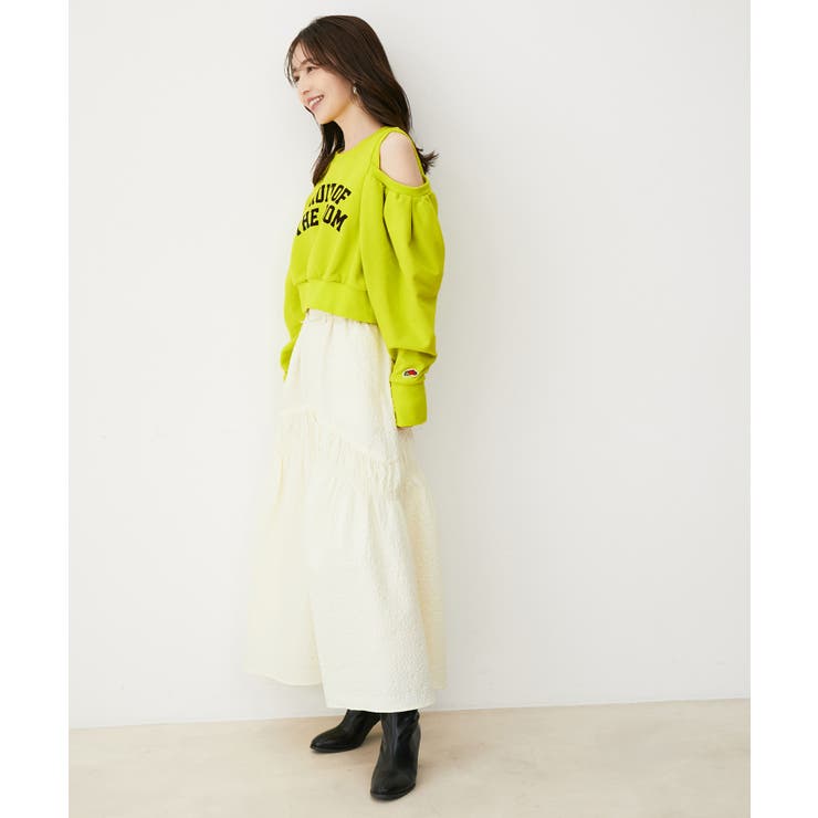 【FRUIT OF THE LOOM別注】オープンショルダースウェット | VIS  | 詳細画像5 