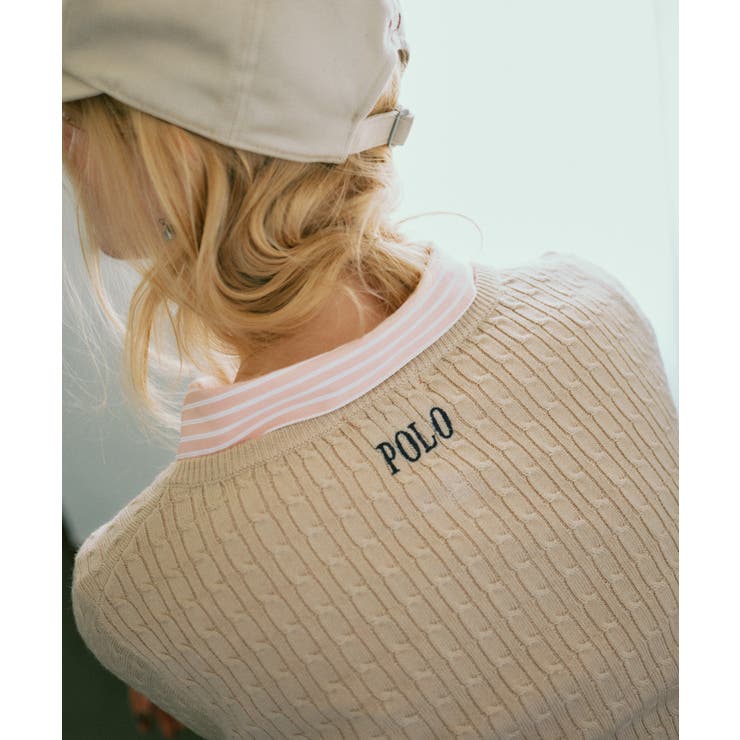 【POLO BCS】VIS別注ヘンリーネックミニケーブルニットトップス | VIS  | 詳細画像14 