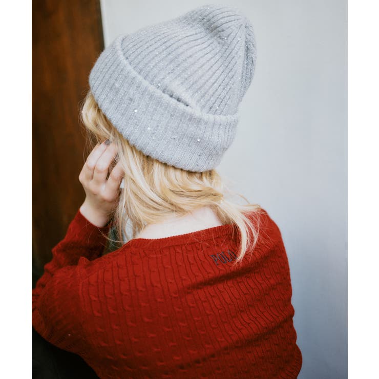 【POLO BCS】VIS別注ヘンリーネックミニケーブルニットトップス | VIS  | 詳細画像9 