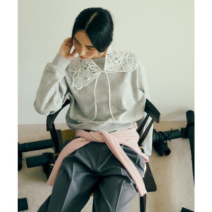 【POLO BCS】VIS別注オフショルスウェットトップス | VIS  | 詳細画像10 