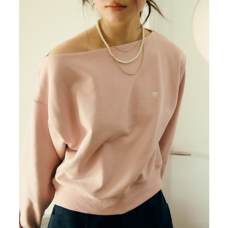 【POLO BCS】VIS別注オフショルスウェットトップス | VIS  | 詳細画像14 