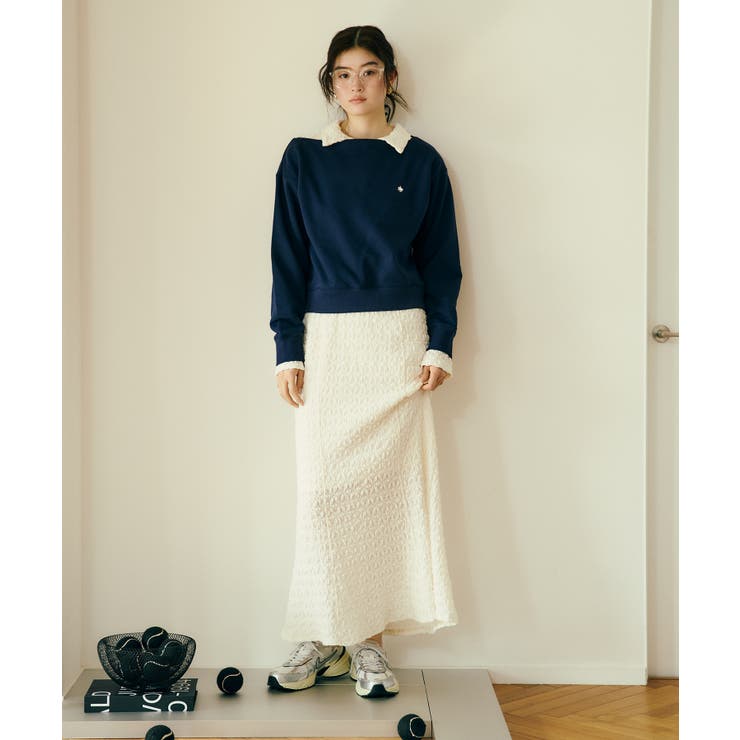 【POLO BCS】VIS別注オフショルスウェットトップス | VIS  | 詳細画像2 