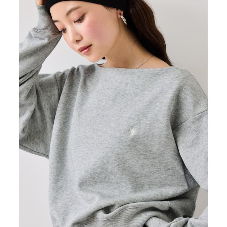 【POLO BCS】VIS別注オフショルスウェットトップス | VIS  | 詳細画像20 