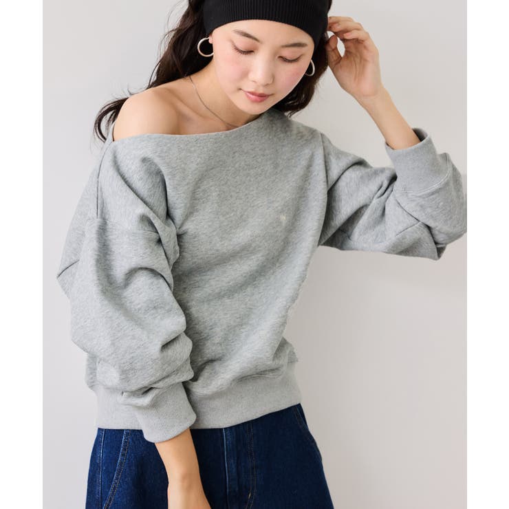 【POLO BCS】VIS別注オフショルスウェットトップス | VIS  | 詳細画像22 