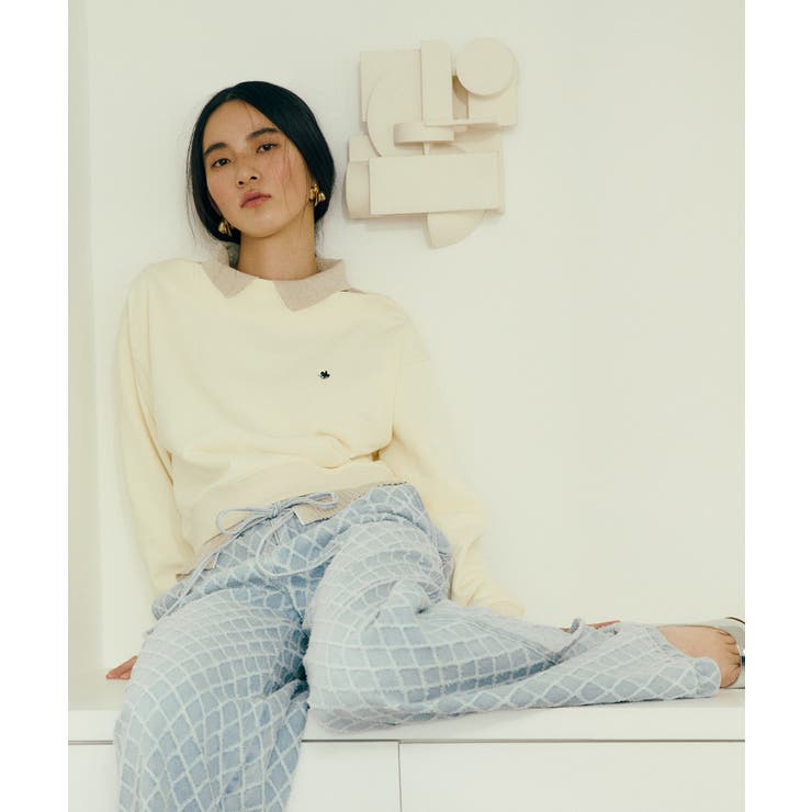 【POLO BCS】VIS別注オフショルスウェットトップス | VIS  | 詳細画像9 