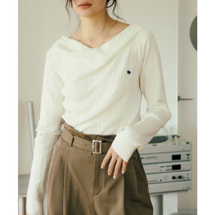 【POLO BCS】VIS別注ケーブルドレープトップス | VIS  | 詳細画像1 