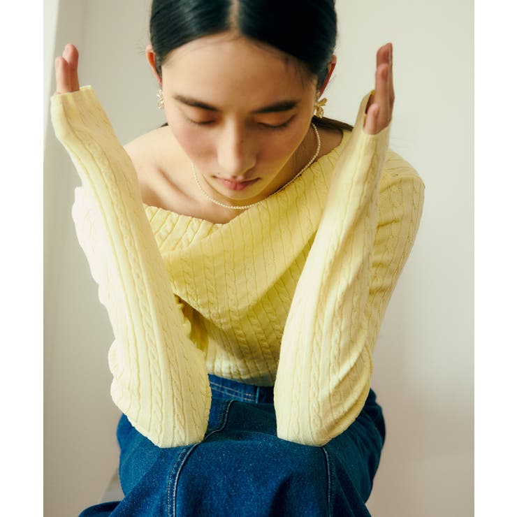 【POLO BCS】VIS別注ケーブルドレープトップス | VIS  | 詳細画像13 