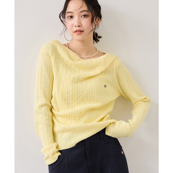 【POLO BCS】VIS別注ケーブルドレープトップス | VIS  | 詳細画像15 