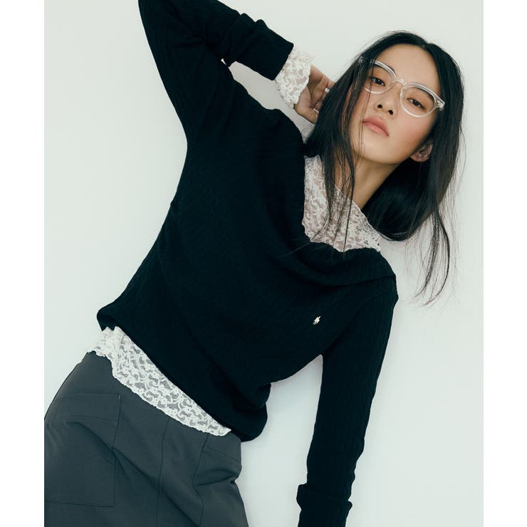 【POLO BCS】VIS別注ケーブルドレープトップス | VIS  | 詳細画像3 