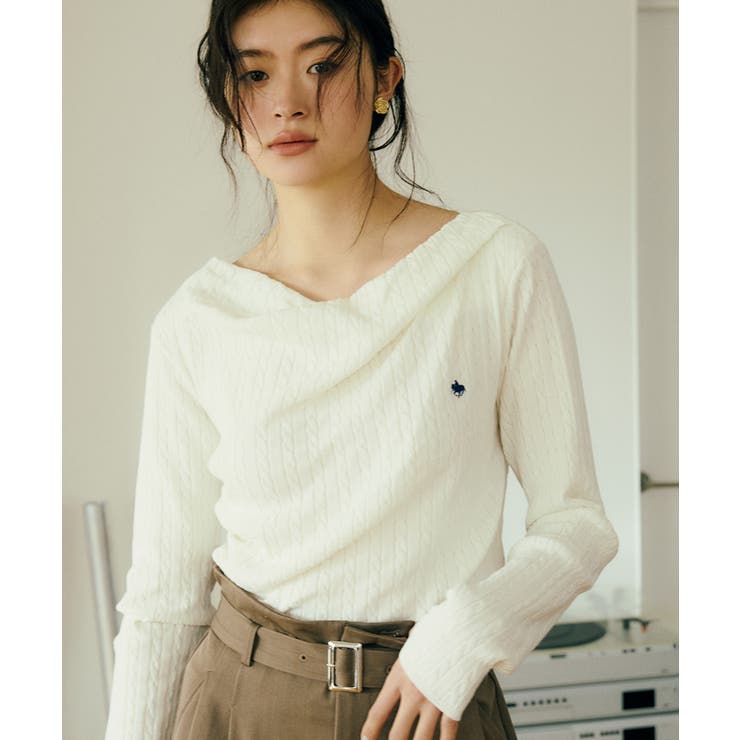 【POLO BCS】VIS別注ケーブルドレープトップス | VIS  | 詳細画像7 