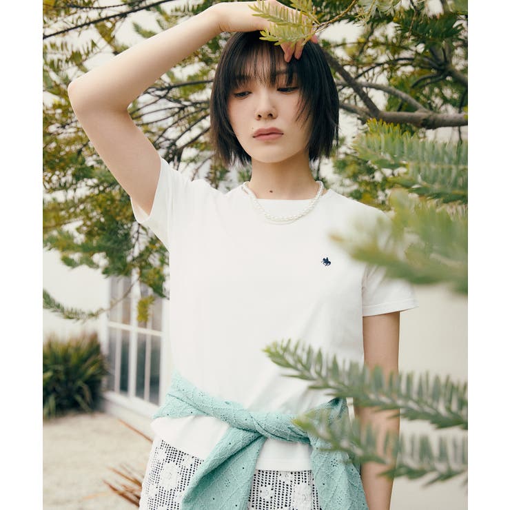 ホワイト(10) | 【POLO BCS】VIS別注刺しゅうコンパクトTシャツ/一部WEB限定カラー | VIS 