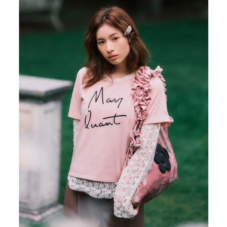 ピンク(63) | 【MARY QUANT×VIS】コンパクトTシャツ | VIS 