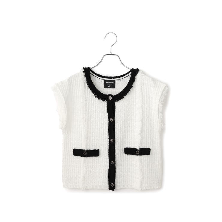 【MARY QUANT×VIS】配色フリンジベスト | VIS  | 詳細画像10 