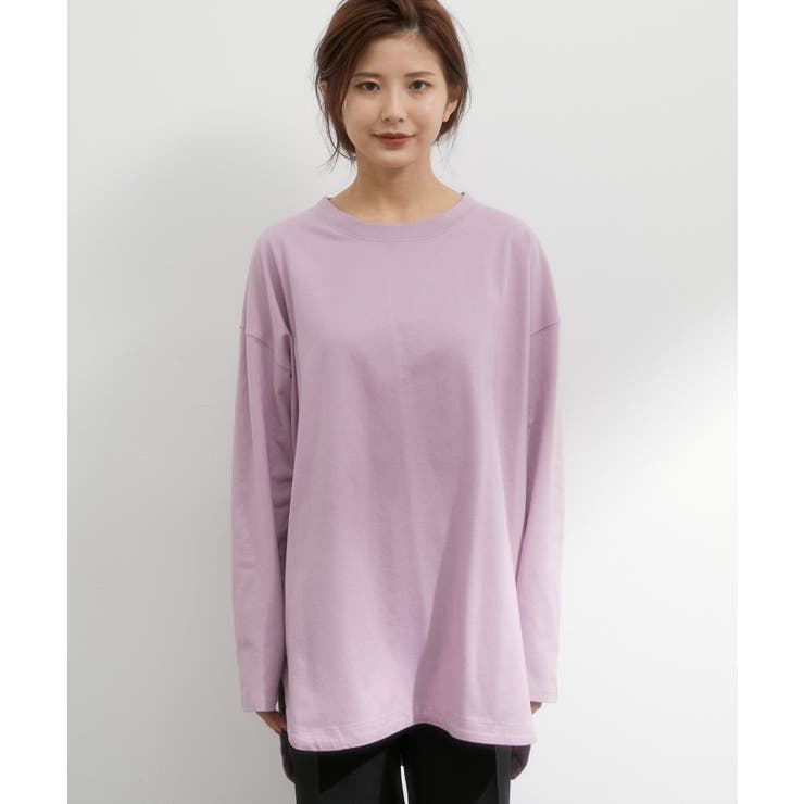 シルエットスッキリUSAコットンロングTシャツ | VIS  | 詳細画像8 