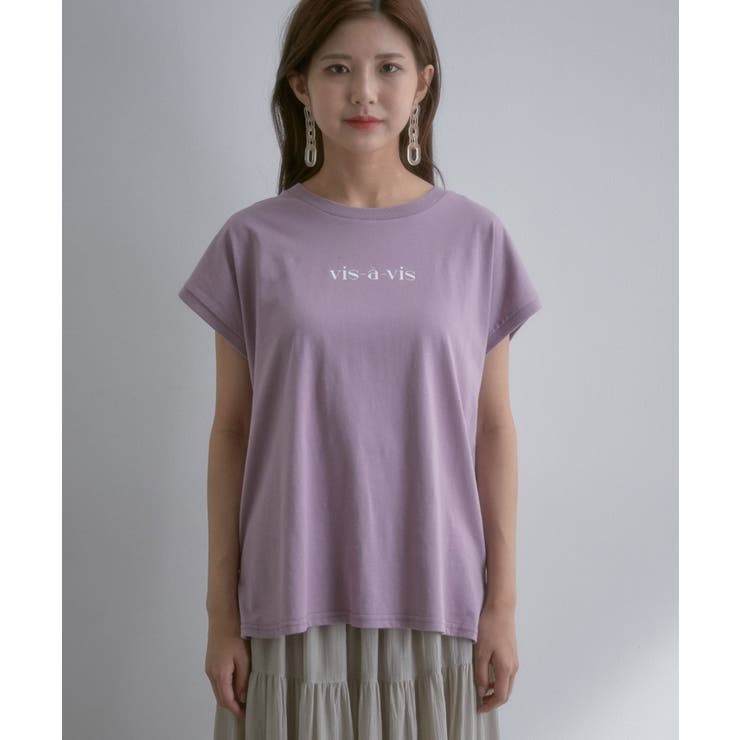 【WEB限定】フレンチスリーブロゴTシャツ | VIS  | 詳細画像7 
