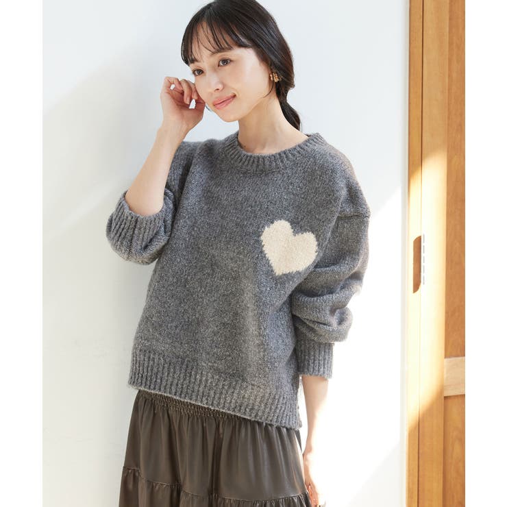 ハートモチーフニットプルオーバー【J'aDoRe JUN ONLINE限定】 | VIS  | 詳細画像14 