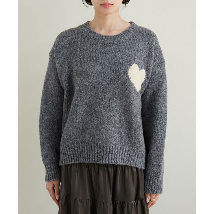 ハートモチーフニットプルオーバー【J'aDoRe JUN ONLINE限定】 | VIS  | 詳細画像15 