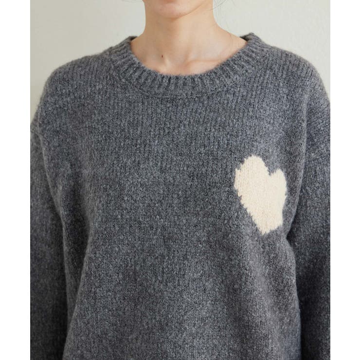 ハートモチーフニットプルオーバー【J'aDoRe JUN ONLINE限定】 | VIS  | 詳細画像18 