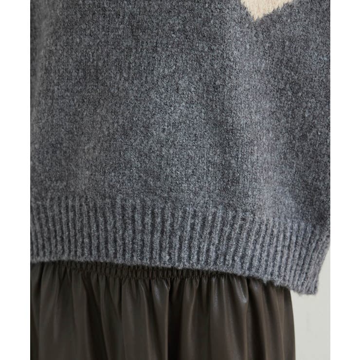 ハートモチーフニットプルオーバー【J'aDoRe JUN ONLINE限定】 | VIS  | 詳細画像21 