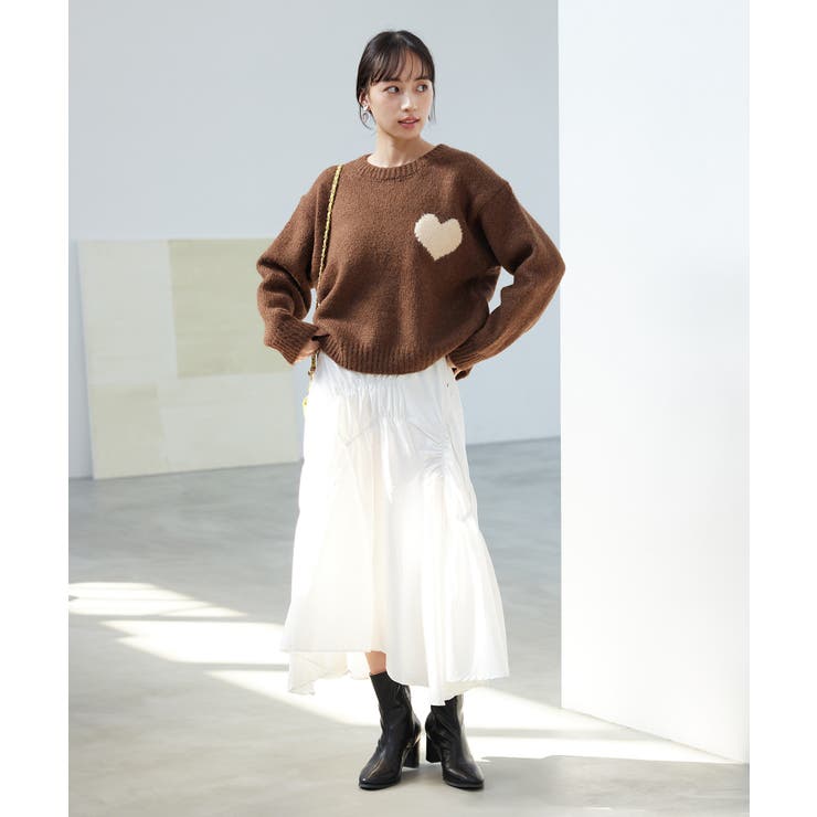 ハートモチーフニットプルオーバー【J'aDoRe JUN ONLINE限定】 | VIS  | 詳細画像3 