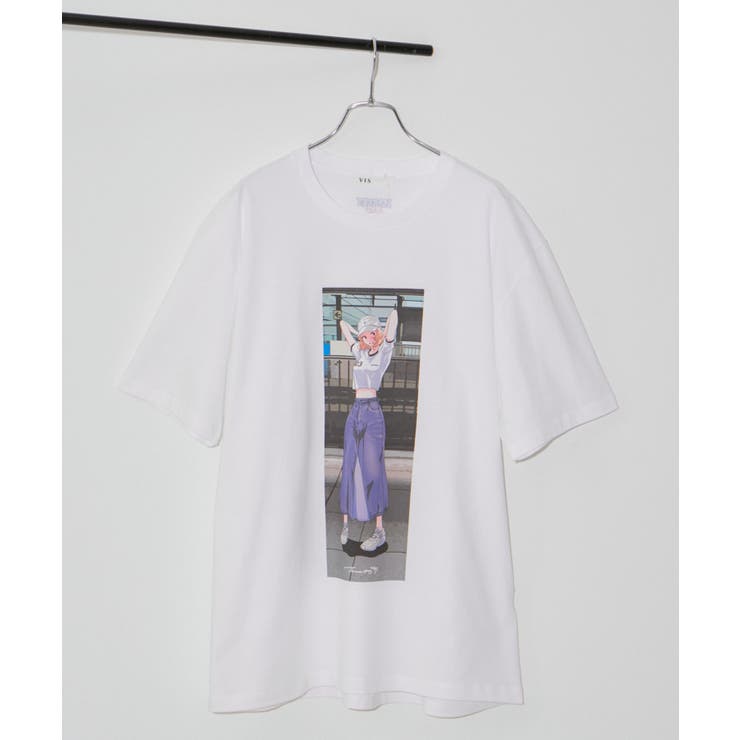 ホワイト(10) | 【tree13】アソートプリントTシャツ【洗える】 | VIS 