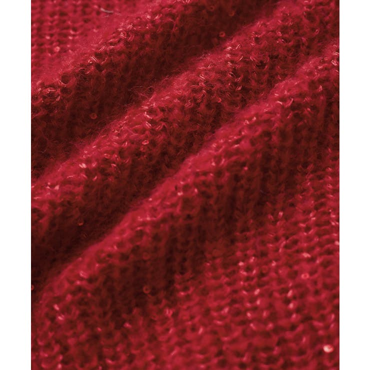 【WEB限定】スパンコールニットプルオーバー | VIS  | 詳細画像22 