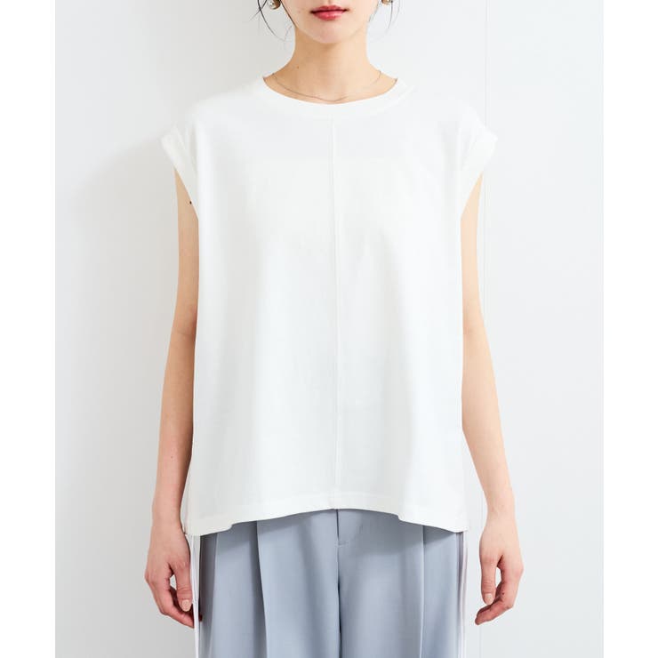 【WEB限定】サイドドロストシャーリングカットソー | VIS  | 詳細画像26 