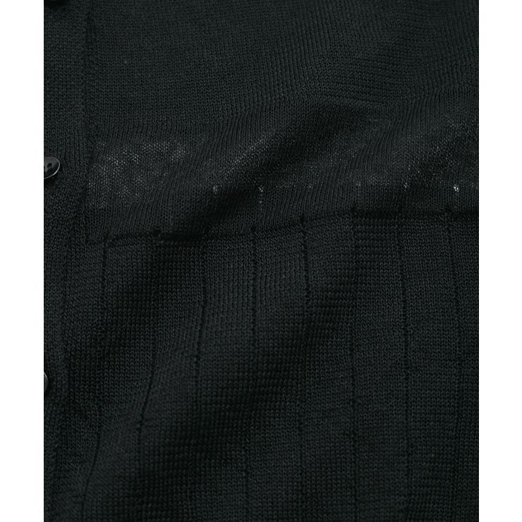 【WEB限定】シアーボーダーサマーポロニット | VIS  | 詳細画像27 