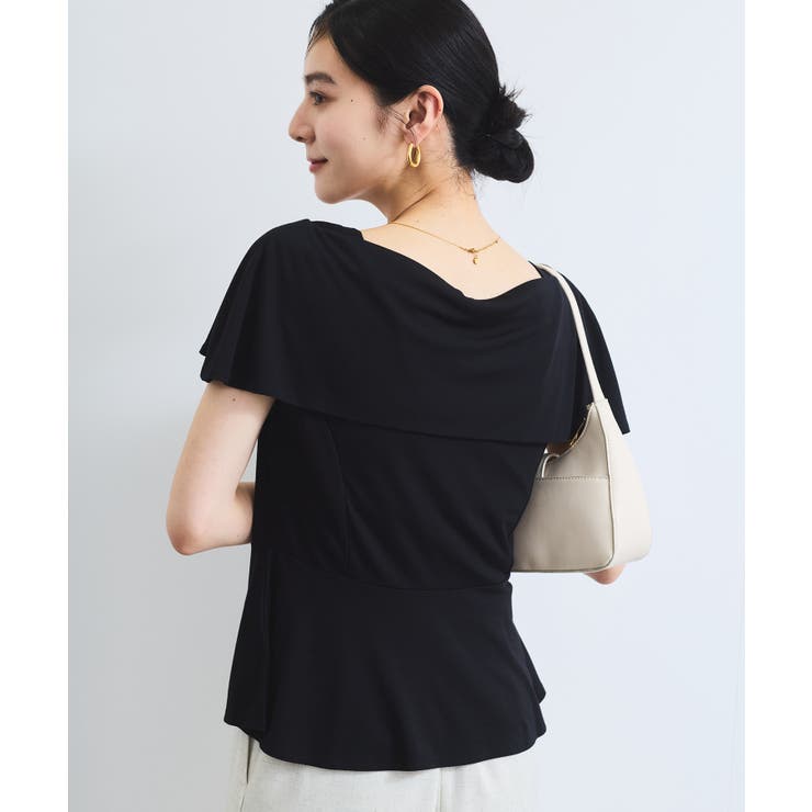 【WEB限定】ビッグカラーペプラムカットソー | VIS  | 詳細画像11 