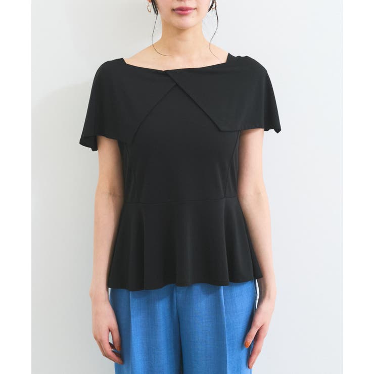 【WEB限定】ビッグカラーペプラムカットソー | VIS  | 詳細画像12 