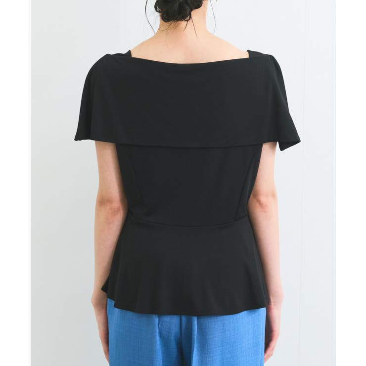 【WEB限定】ビッグカラーペプラムカットソー | VIS  | 詳細画像14 