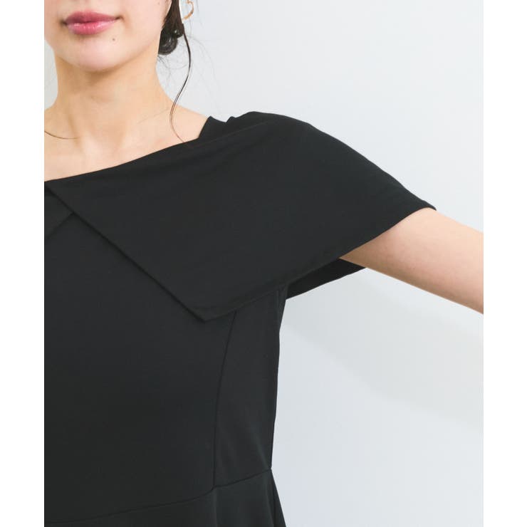 【WEB限定】ビッグカラーペプラムカットソー | VIS  | 詳細画像16 