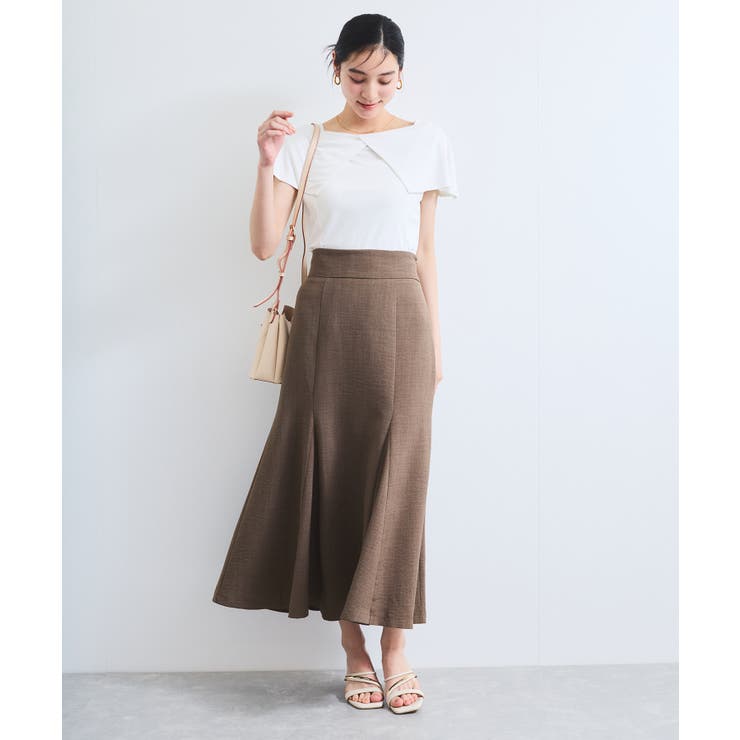 【WEB限定】ビッグカラーペプラムカットソー | VIS  | 詳細画像3 