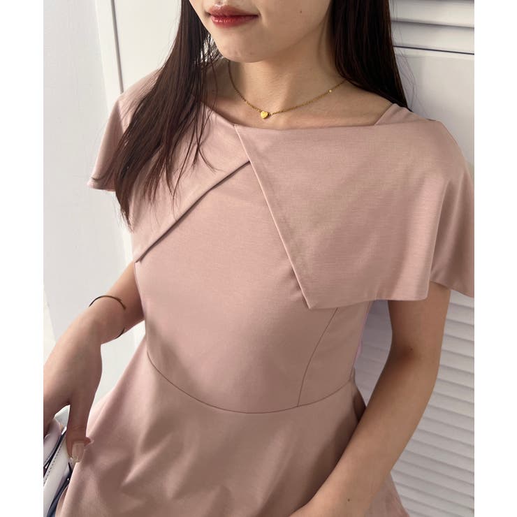 【WEB限定】ビッグカラーペプラムカットソー | VIS  | 詳細画像35 