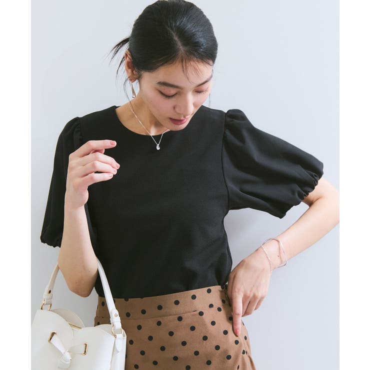 【WEB限定】ドッキング袖ボリュームカットソー | VIS  | 詳細画像11 