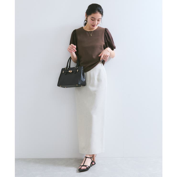 【WEB限定】ドッキング袖ボリュームカットソー | VIS  | 詳細画像3 