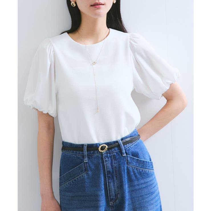 【WEB限定】ドッキング袖ボリュームカットソー | VIS  | 詳細画像7 