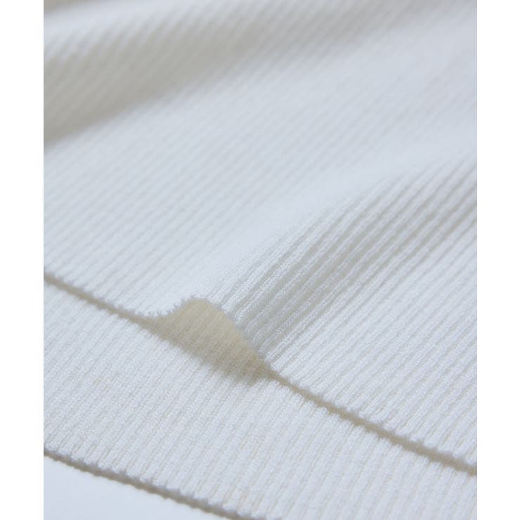 【WEB限定】【骨格で選べる2タイプ】オフショル風リボン半袖ニット | VIS  | 詳細画像28 