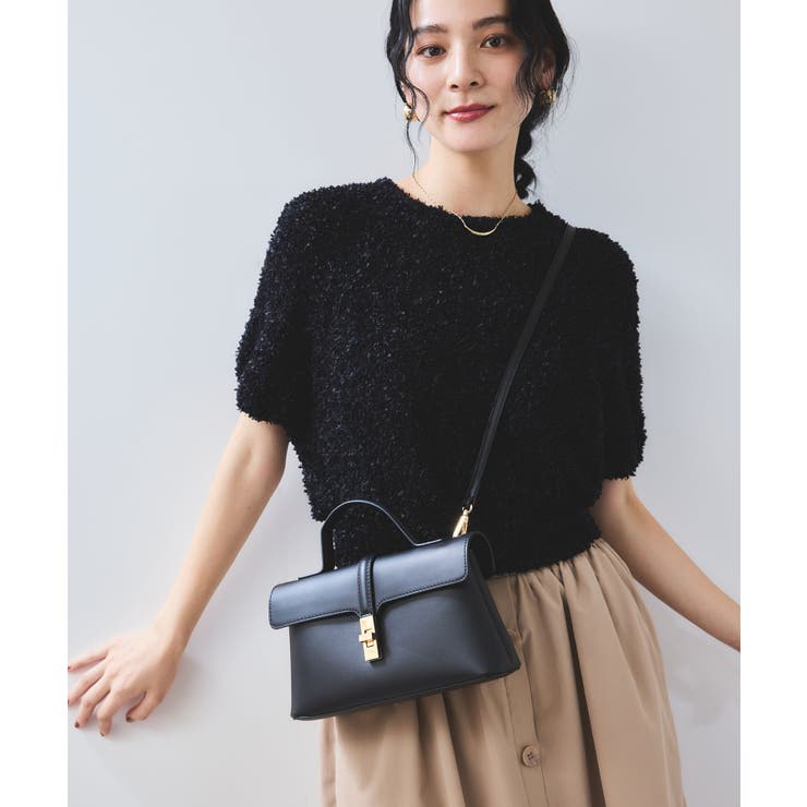 【WEB限定】リボンヤーンバルーン袖サマーニット | VIS  | 詳細画像15 