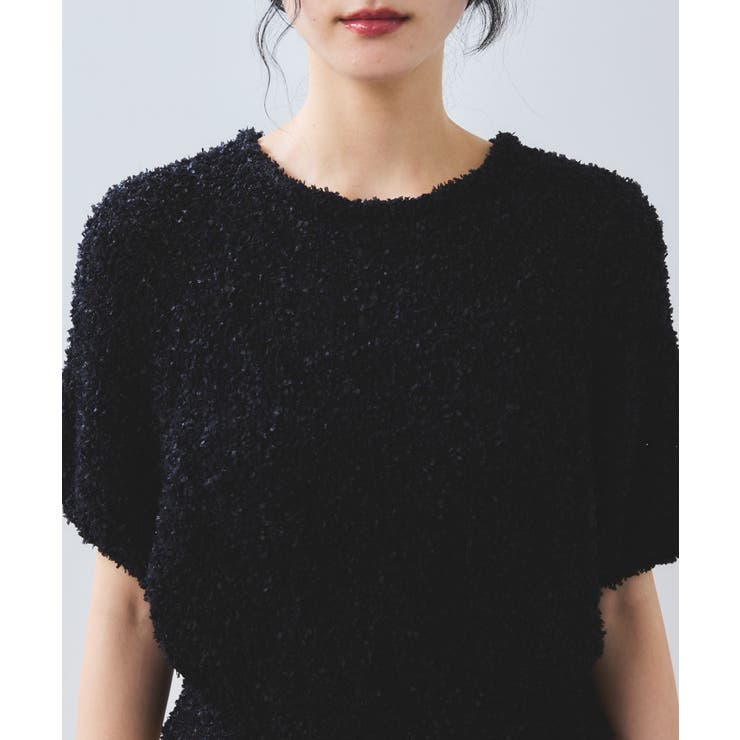 【WEB限定】リボンヤーンバルーン袖サマーニット | VIS  | 詳細画像19 