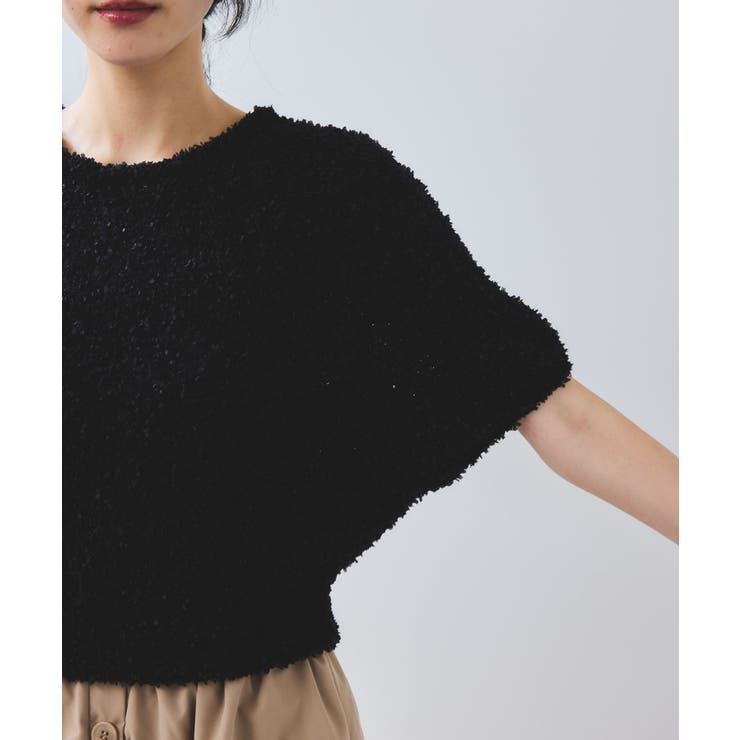 【WEB限定】リボンヤーンバルーン袖サマーニット | VIS  | 詳細画像20 