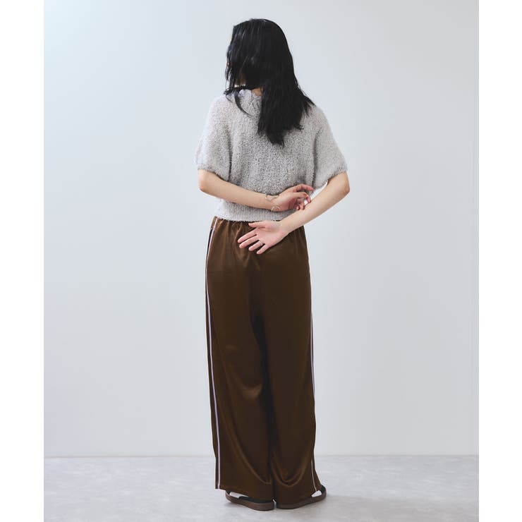 【WEB限定】リボンヤーンバルーン袖サマーニット | VIS  | 詳細画像8 