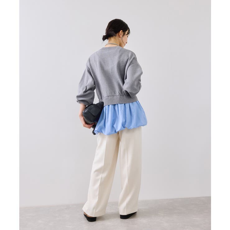 【WEB限定】シャツドッキングプルオーバー | VIS  | 詳細画像13 