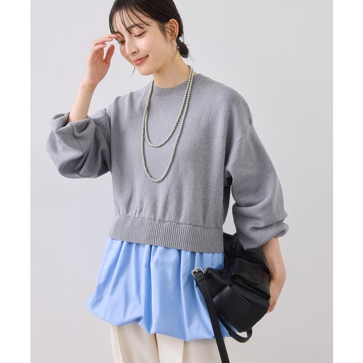 【WEB限定】シャツドッキングプルオーバー | VIS  | 詳細画像14 