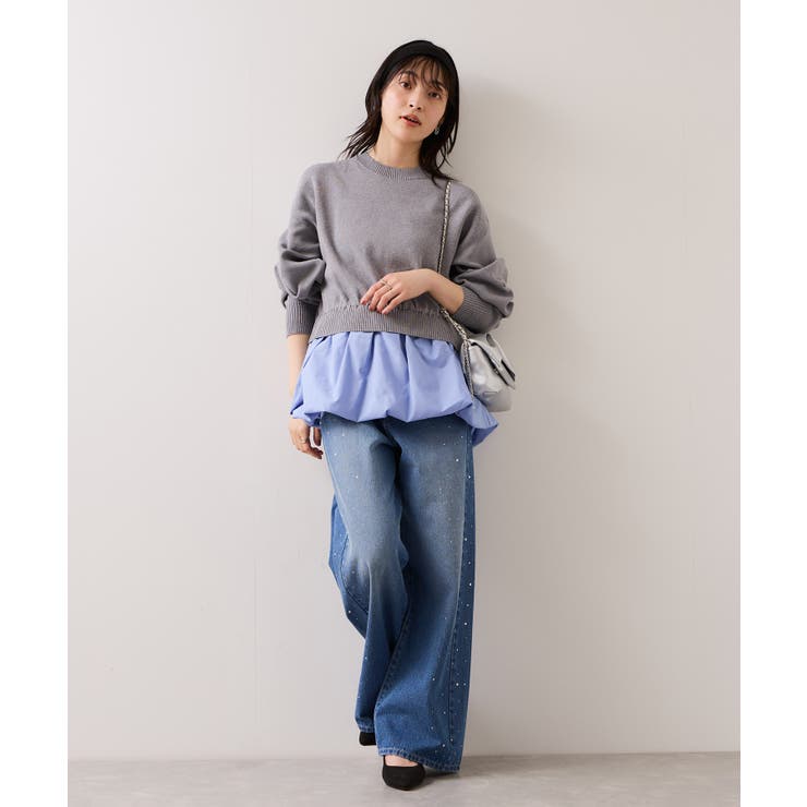 【WEB限定】シャツドッキングプルオーバー | VIS  | 詳細画像7 