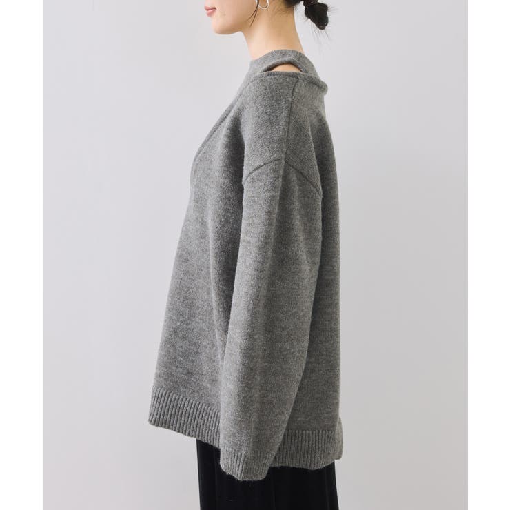 【WEB限定】アンサンブル風Vネックニット | VIS  | 詳細画像19 