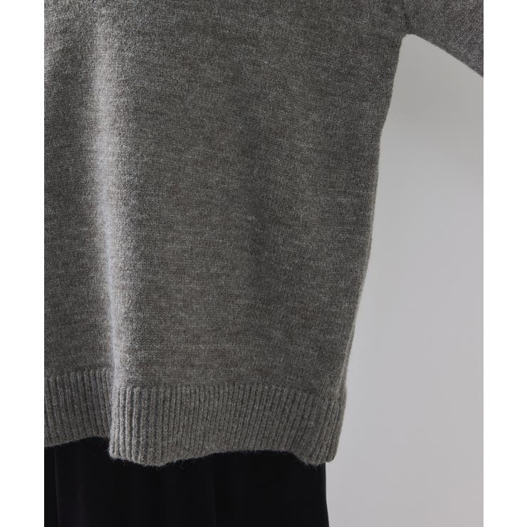 【WEB限定】アンサンブル風Vネックニット | VIS  | 詳細画像23 